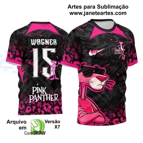 Arte Estampa Camisa Interclasse Pink Panther 2024