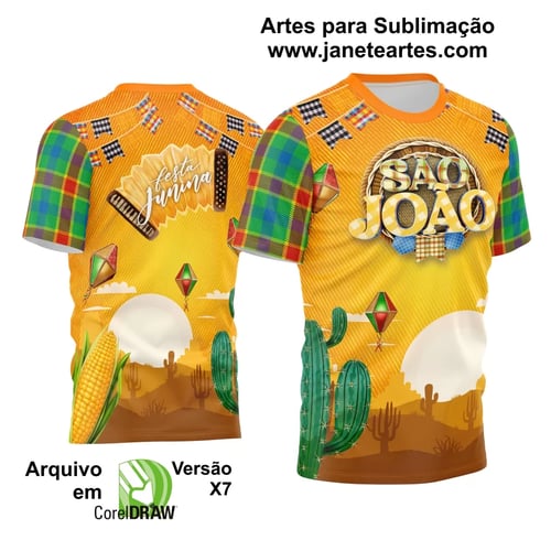 Arte Estampa Camisa Festa Junina Arraiá 2025 Arte Estampa Camisa Festa Junina Arraiá 2025