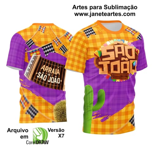 Arte Estampa Camisa Festa Junina Arraiá 2025 Arte Estampa Camisa Festa Junina Arraiá 2025