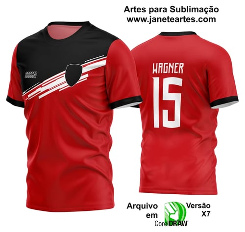 Arte Vetor Estampa Camisa Time Amador Futebol 2024 Arte Vetor Estampa Camisa Time Amador Futebol 2024