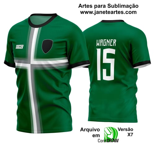 Arte Vetor Estampa Camisa Time Amador Futebol 2024 Arte Vetor Estampa Camisa Time Amador Futebol 2024