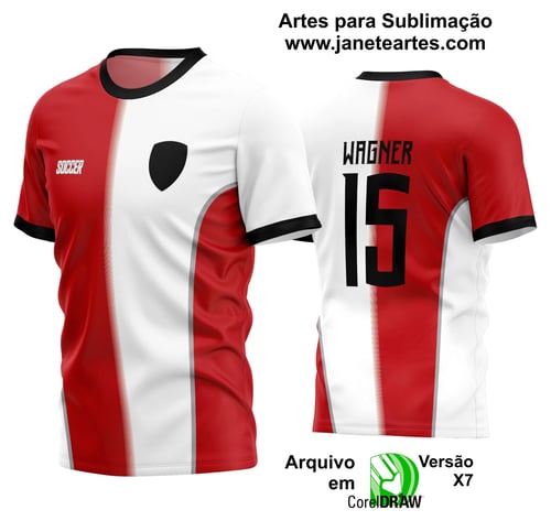 Arte Vetor Estampa Camisa Time Amador Futebol 2024 Arte Vetor Estampa Camisa Time Amador Futebol 2024