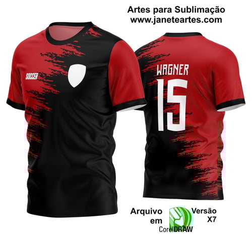 Arte Vetor Estampa Camisa Time Amador Futebol 2024 Arte Vetor Estampa Camisa Time Amador Futebol 2024