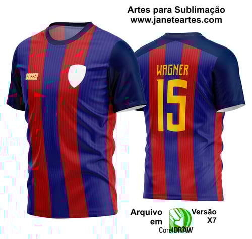 Arte Vetor Estampa Camisa Time Amador Futebol 2024 Arte Vetor Estampa Camisa Time Amador Futebol 2024
