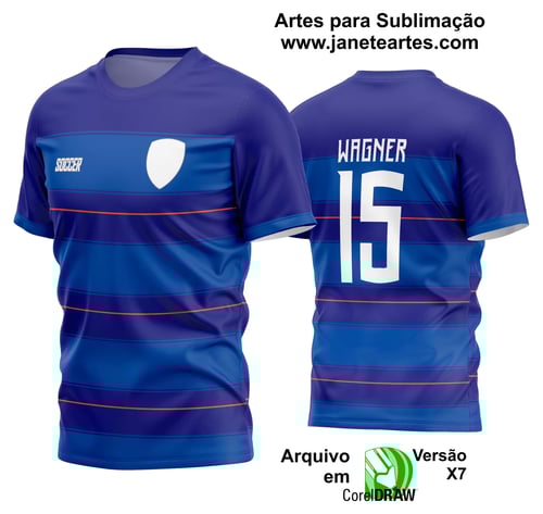 Arte Vetor Estampa Camisa Time Amador Futebol 2024 Arte Vetor Estampa Camisa Time Amador Futebol 2024