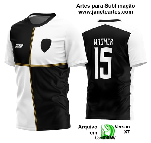 Arte Vetor Estampa Camisa Time Amador Futebol 2024 Arte Vetor Estampa Camisa Time Amador Futebol 2024