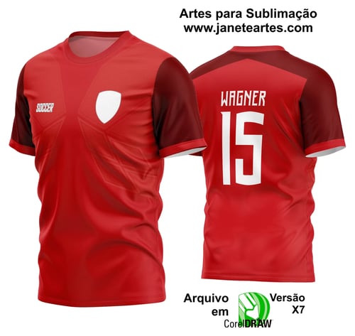 Arte Vetor Estampa Camisa Time Amador Futebol 2024 Arte Vetor Estampa Camisa Time Amador Futebol 2024