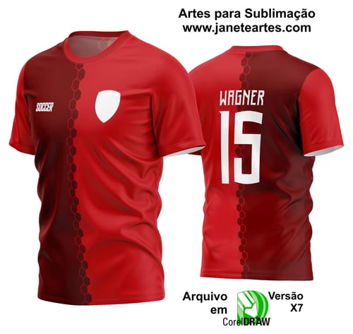 Arte Vetor Estampa Camisa Time Amador Futebol 2024 Arte Vetor Estampa Camisa Time Amador Futebol 2024