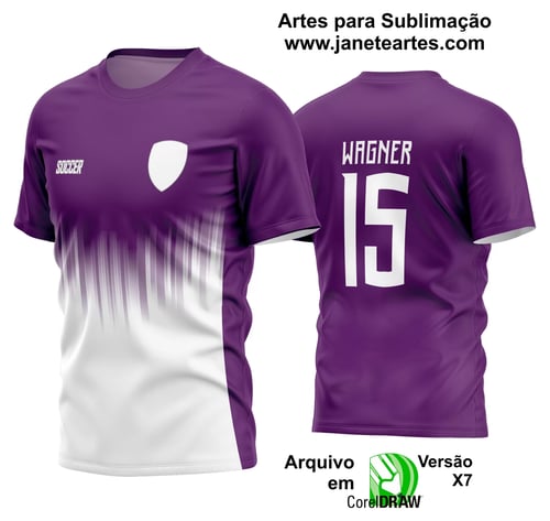Arte Vetor Estampa Camisa Time Amador Futebol 2024 Arte Vetor Estampa Camisa Time Amador Futebol 2024
