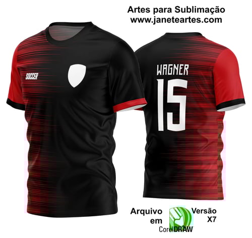 Arte Vetor Estampa Camisa Time Amador Futebol 2024 Arte Vetor Estampa Camisa Time Amador Futebol 2024
