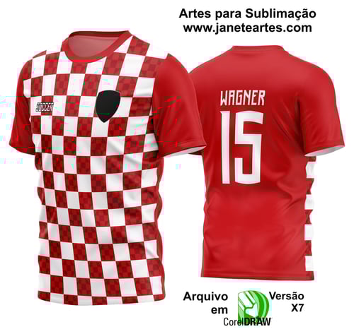 Arte Vetor Estampa Camisa Time Amador Futebol 2024 Arte Vetor Estampa Camisa Time Amador Futebol 2024