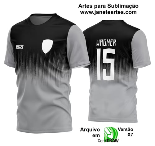 Arte Vetor Estampa Camisa Time Amador Futebol 2024 Arte Vetor Estampa Camisa Time Amador Futebol 2024