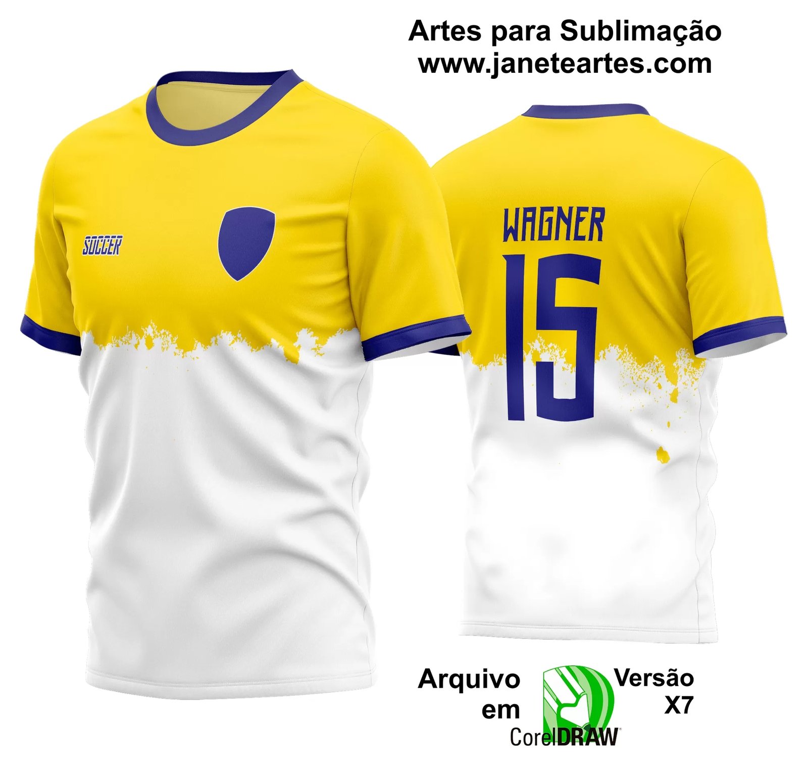 Arte Vetor Estampa Camisa Time Amador Futebol 2024