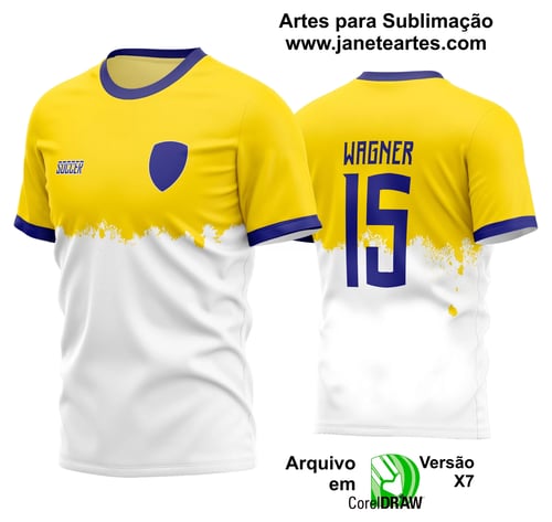 Arte Vetor Estampa Camisa Time Amador Futebol 2024 Arte Vetor Estampa Camisa Time Amador Futebol 2024