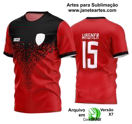 Arte Vetor Estampa Camisa Time Amador Futebol 2024 Arte Vetor Estampa Camisa Time Amador Futebol 2024