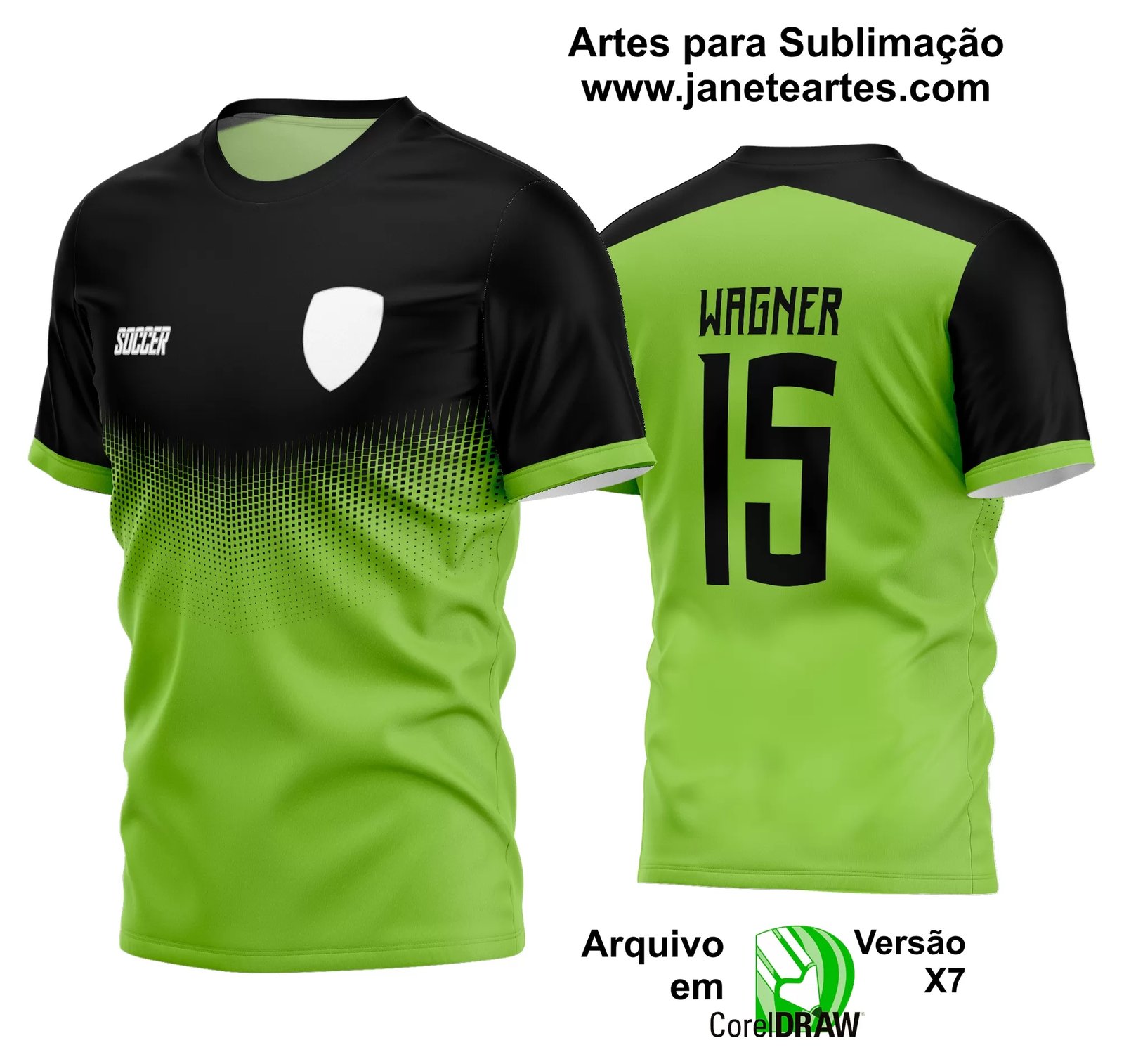 Arte Vetor Estampa Camisa Time Amador Futebol 2024