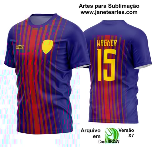 Arte Vetor Estampa Camisa Time Amador Futebol 2024 Arte Vetor Estampa Camisa Time Amador Futebol 2024