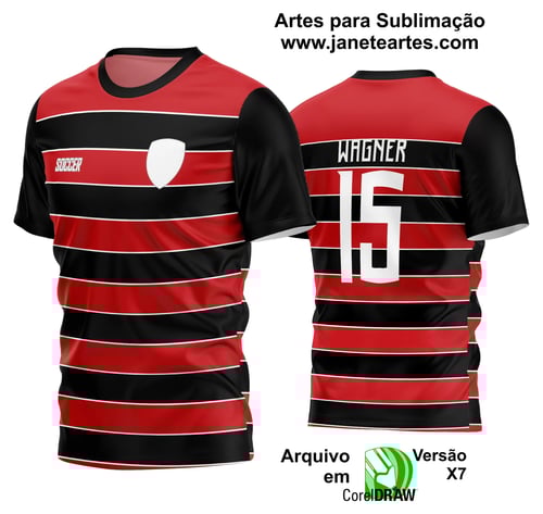 Arte Vetor Estampa Camisa Time Amador Futebol 2024 Arte Vetor Estampa Camisa Time Amador Futebol 2024