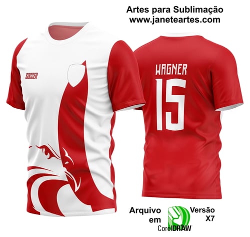 Arte Vetor Estampa Camisa Time Amador Futebol 2024 Arte Vetor Estampa Camisa Time Amador Futebol 2024