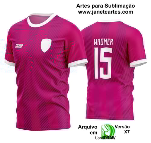 Arte Vetor Estampa Camisa Time Amador Futebol 2024 Arte Vetor Estampa Camisa Time Amador Futebol 2024