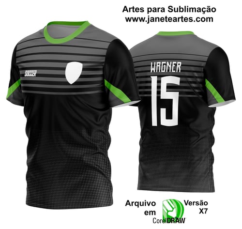 Arte Vetor Estampa Camisa Time Amador Futebol 2024 Arte Vetor Estampa Camisa Time Amador Futebol 2024