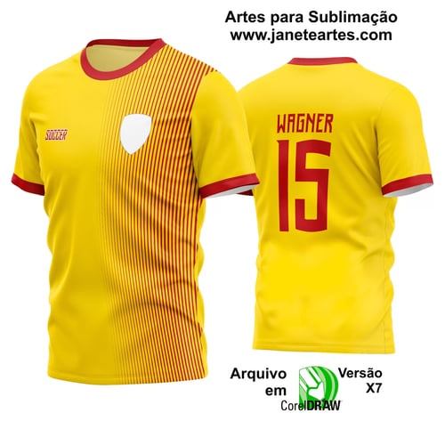 Arte Vetor Estampa Camisa Time Amador Futebol 2024 Arte Vetor Estampa Camisa Time Amador Futebol 2024