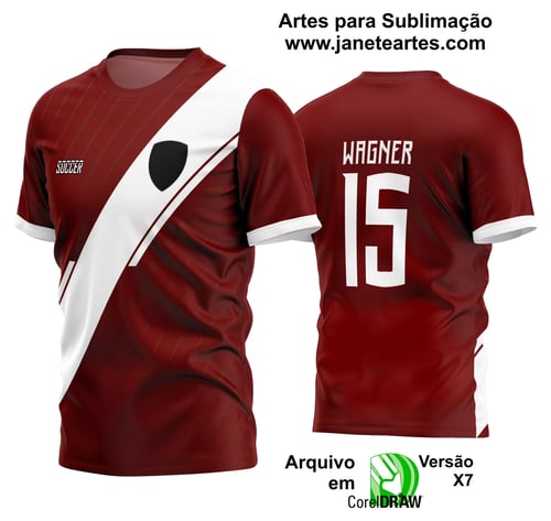 Arte Vetor Estampa Camisa Time Amador Futebol 2024 Arte Vetor Estampa Camisa Time Amador Futebol 2024