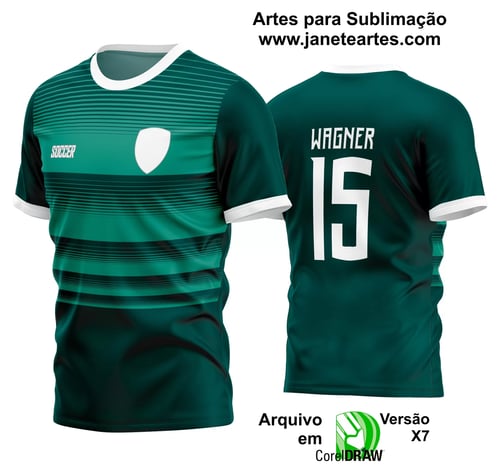Arte Vetor Estampa Camisa Time Amador Futebol 2024 Arte Vetor Estampa Camisa Time Amador Futebol 2024