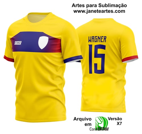 Arte Vetor Estampa Camisa Time Amador Futebol 2024 Arte Vetor Estampa Camisa Time Amador Futebol 2024