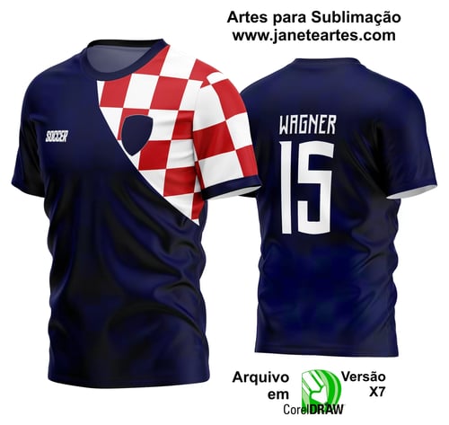 Arte Vetor Estampa Camisa Time Amador Futebol 2024 Arte Vetor Estampa Camisa Time Amador Futebol 2024