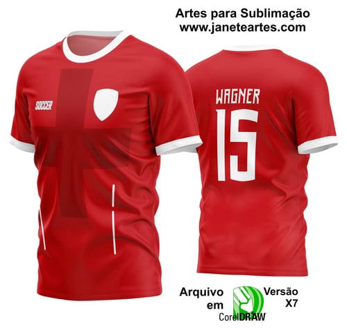 Arte Vetor Estampa Camisa Time Amador Futebol 2024 Arte Vetor Estampa Camisa Time Amador Futebol 2024