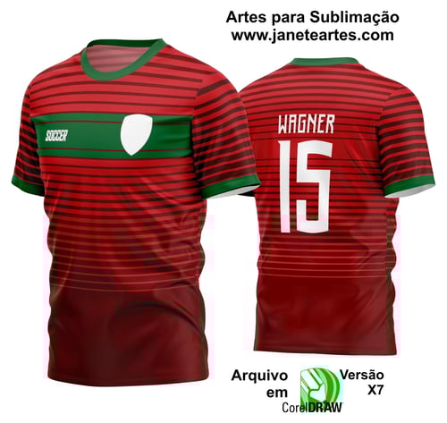 Arte Vetor Estampa Camisa Time Amador Futebol 2024 Arte Vetor Estampa Camisa Time Amador Futebol 2024