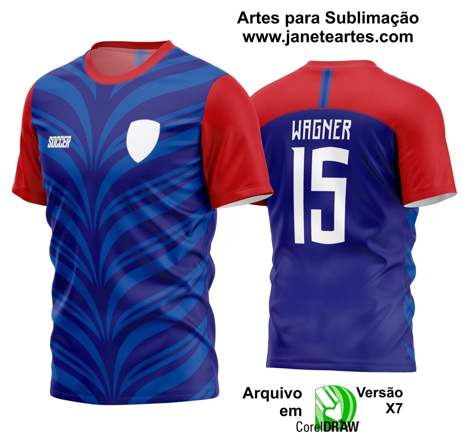 Arte Vetor Estampa Camisa Time Amador Futebol 2024