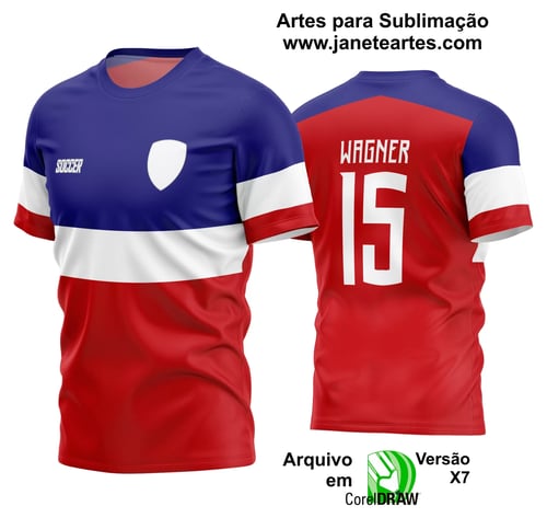 Arte Vetor Estampa Camisa Time Amador Futebol 2024 Arte Vetor Estampa Camisa Time Amador Futebol 2024