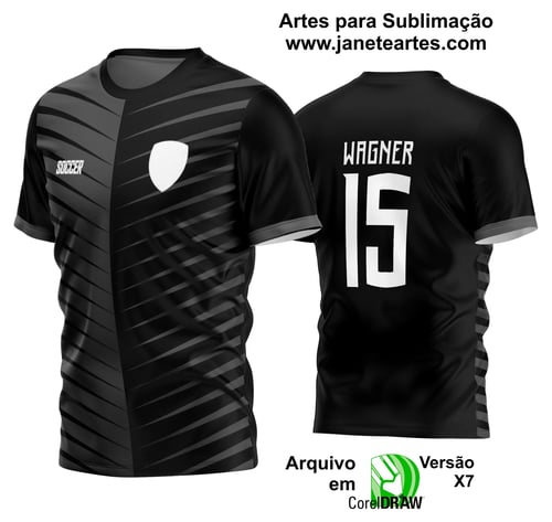 Arte Vetor Estampa Camisa Time Amador Futebol 2024 Arte Vetor Estampa Camisa Time Amador Futebol 2024