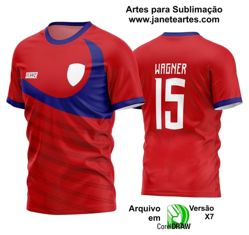 Arte Vetor Estampa Camisa Time Amador Futebol 2024 Arte Vetor Estampa Camisa Time Amador Futebol 2024