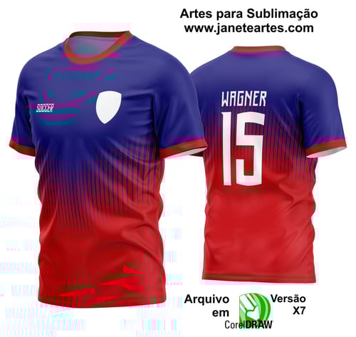 Arte Vetor Estampa Camisa Time Amador Futebol 2024 Arte Vetor Estampa Camisa Time Amador Futebol 2024