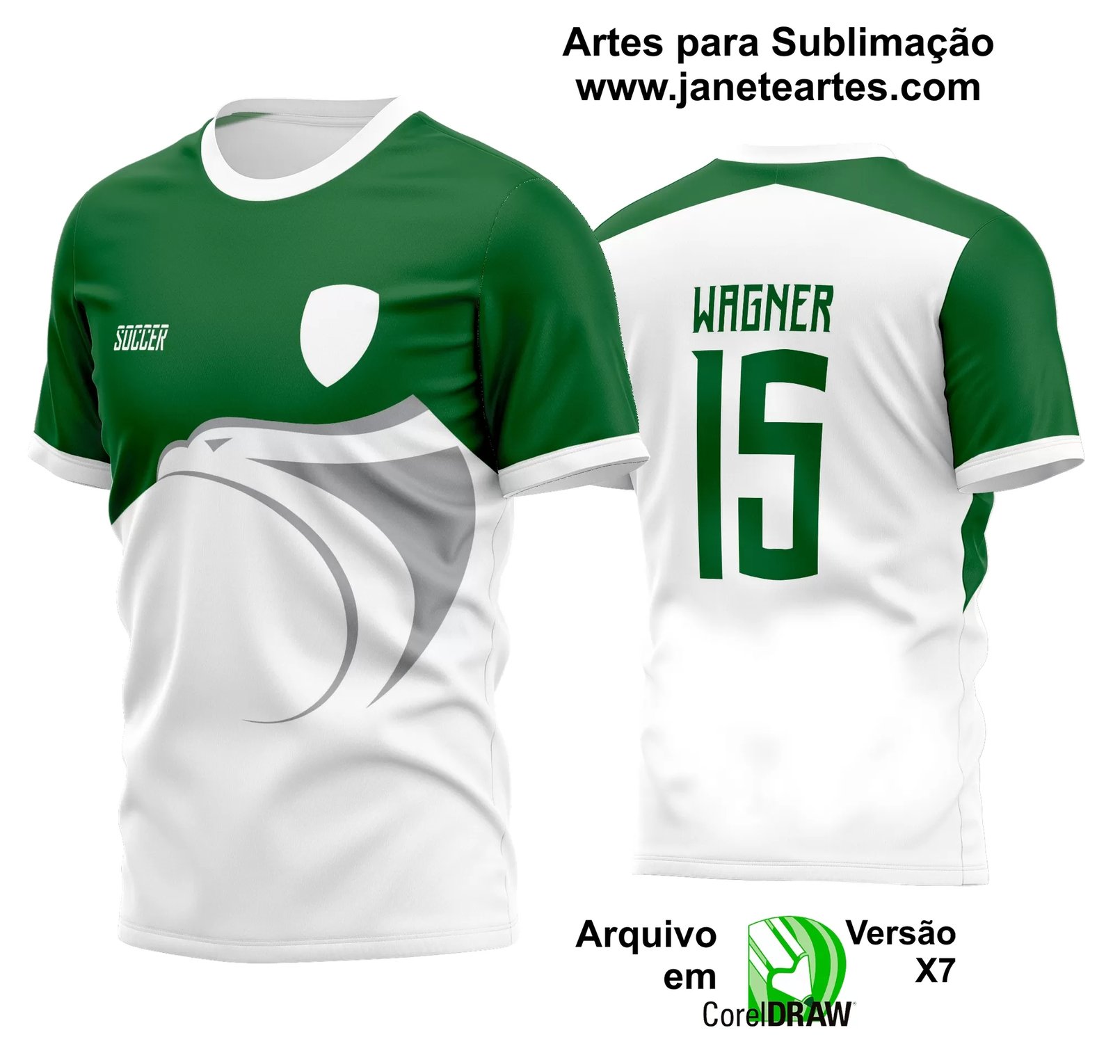 Arte Vetor Estampa Camisa Time Amador Futebol 2024