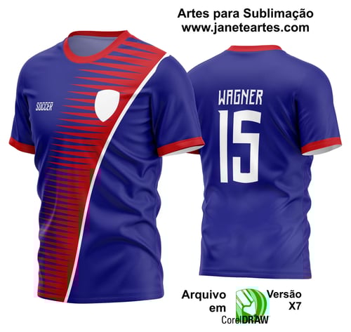 Arte Vetor Estampa Camisa Time Amador Futebol 2024 Arte Vetor Estampa Camisa Time Amador Futebol 2024