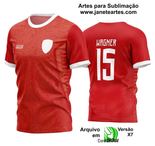 Arte Vetor Estampa Camisa Time Amador Futebol 2024 Arte Vetor Estampa Camisa Time Amador Futebol 2024