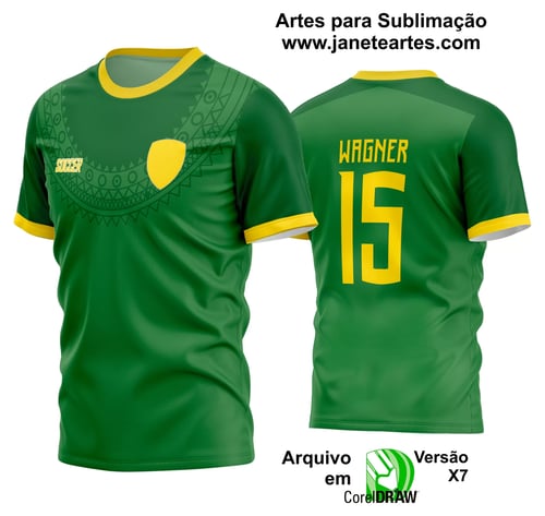 Arte Vetor Estampa Camisa Time Amador Futebol 2024 Arte Vetor Estampa Camisa Time Amador Futebol 2024