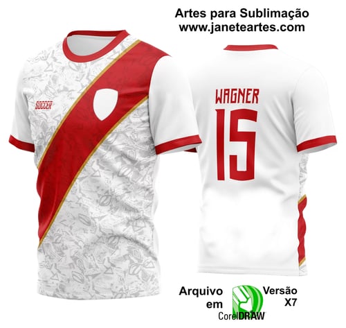 Arte Vetor Estampa Camisa Time Amador Futebol 2024 Arte Vetor Estampa Camisa Time Amador Futebol 2024