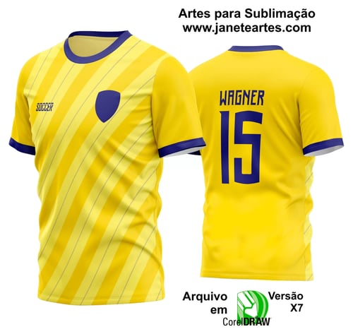 Arte Vetor Estampa Camisa Time Amador Futebol 2024 Arte Vetor Estampa Camisa Time Amador Futebol 2024