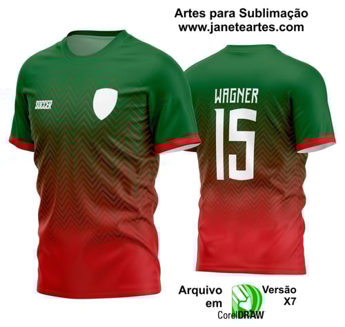 Arte Vetor Estampa Camisa Time Amador Futebol 2024 Arte Vetor Estampa Camisa Time Amador Futebol 2024