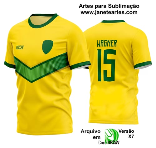 Arte Vetor Estampa Camisa Time Amador Futebol 2024 Arte Vetor Estampa Camisa Time Amador Futebol 2024