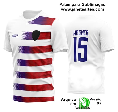 Arte Vetor Estampa Camisa Time Amador Futebol 2024 Arte Vetor Estampa Camisa Time Amador Futebol 2024