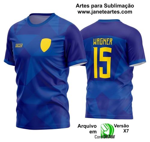 Arte Vetor Estampa Camisa Time Amador Futebol 2024 Arte Vetor Estampa Camisa Time Amador Futebol 2024