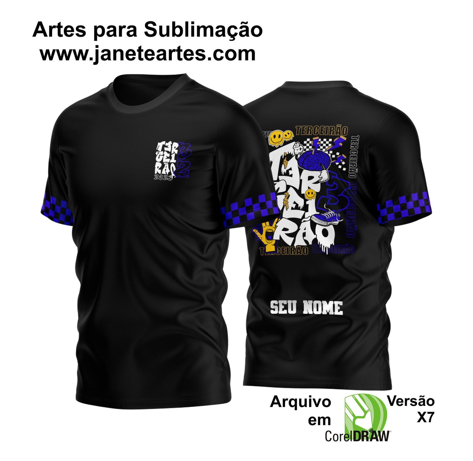Arte Vetor Camisa Formandos Terceirão 2023