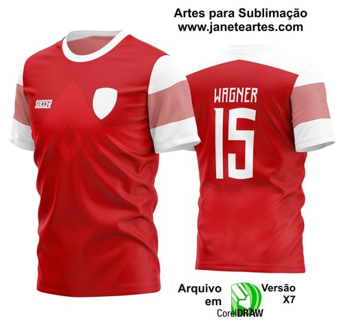 Arte Vetor Estampa Camisa Time Amador Futebol 2024 Arte Vetor Estampa Camisa Time Amador Futebol 2024