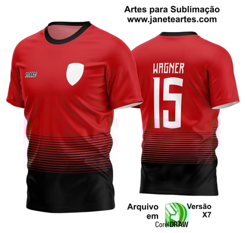 Arte Vetor Estampa Camisa Time Amador Futebol 2024 Arte Vetor Estampa Camisa Time Amador Futebol 2024